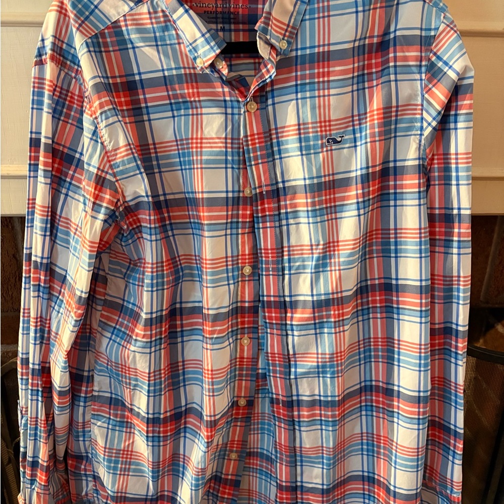 Vineyard Vines Men's Vibrant Plaid Shirt